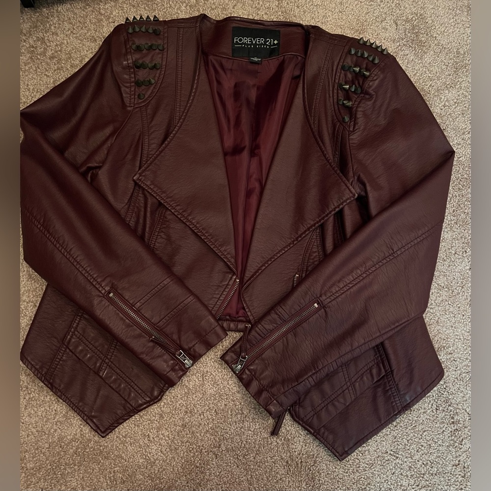 Forever 21 faux leather jacket